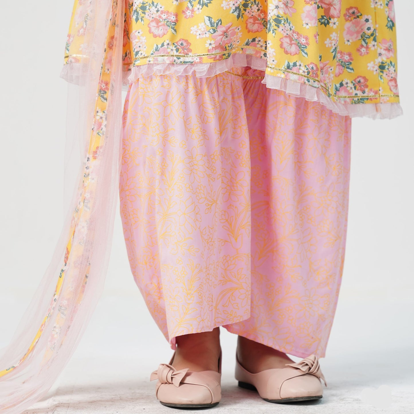 Girls Yellow Three Piece Set