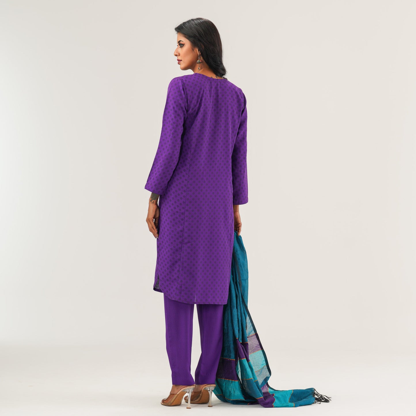 Womens Violet Three Pieces Set