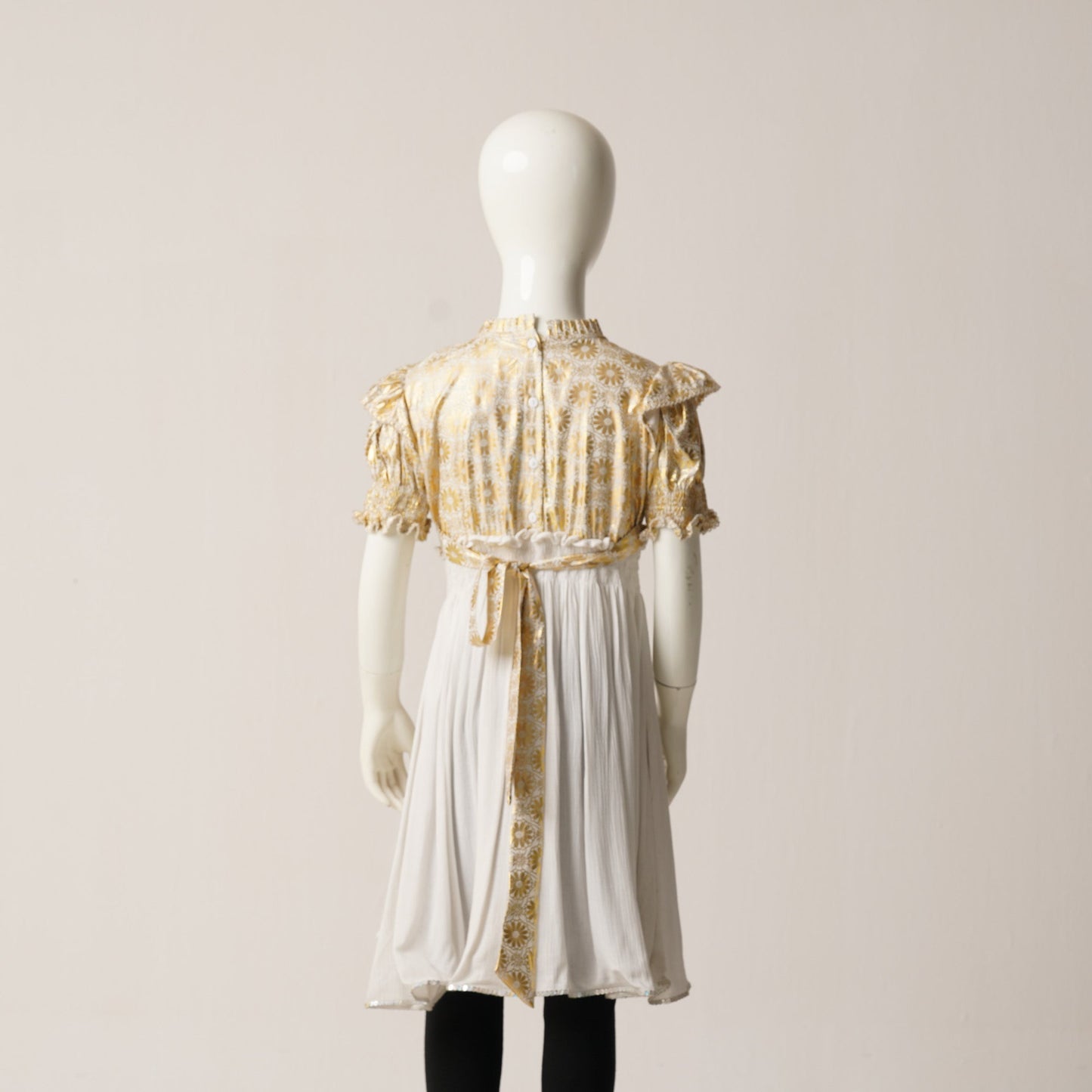 GIRLS FROCK-GOLDEN