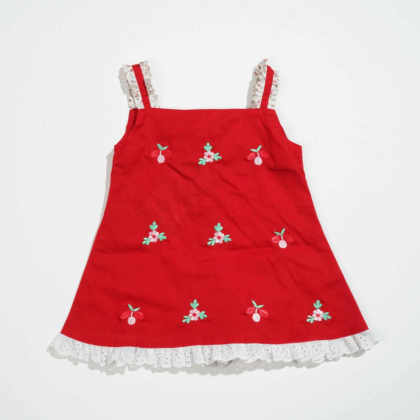 NEW BORN -FROCK RED