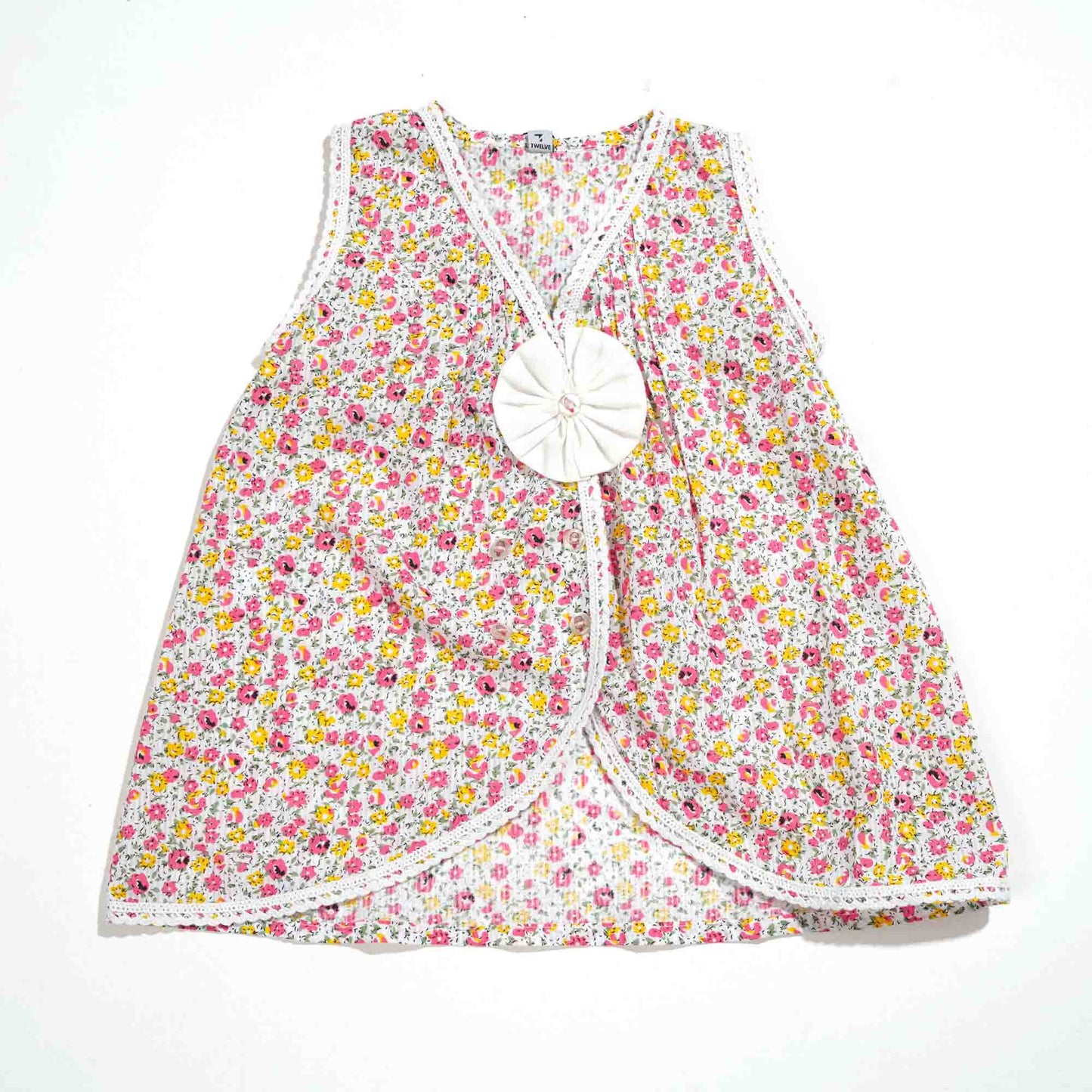 NEW BORN GIRLS FROCK - MULTI COLOR 2