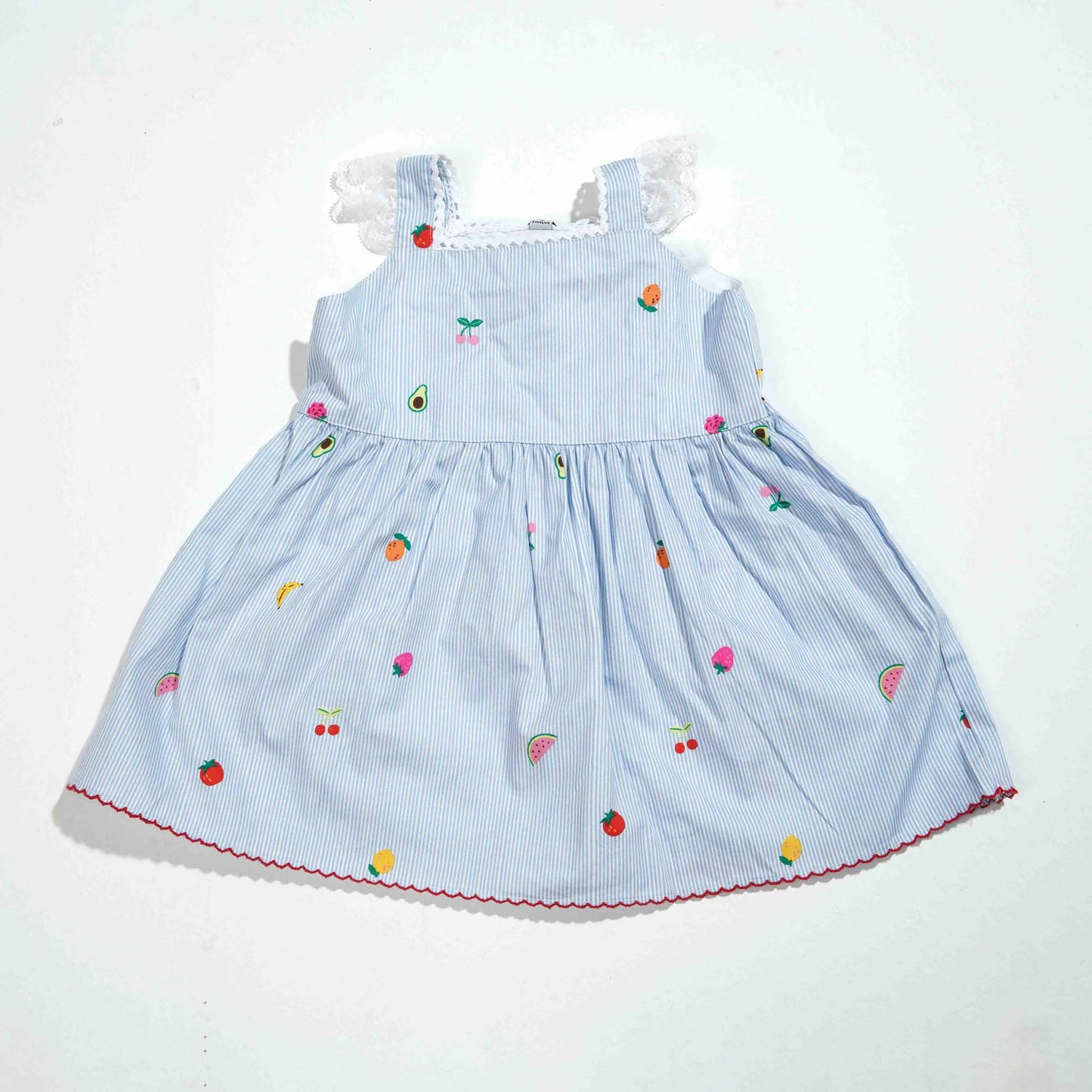 Baby Girls Frock - Sky Print