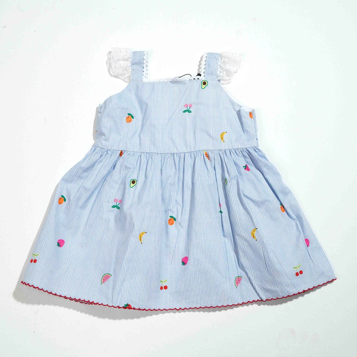 Baby Girls Frock - Sky Print
