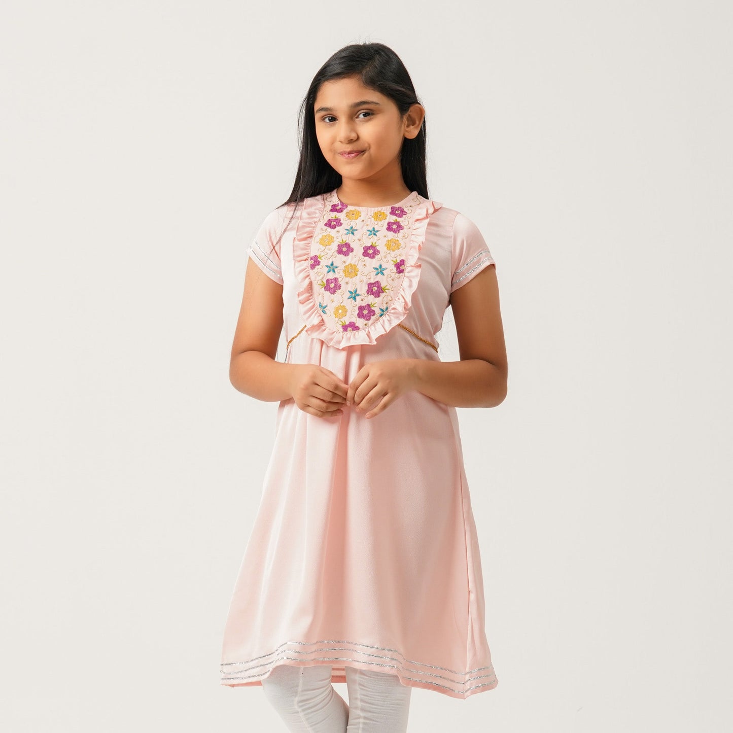 Girls Melon Frock