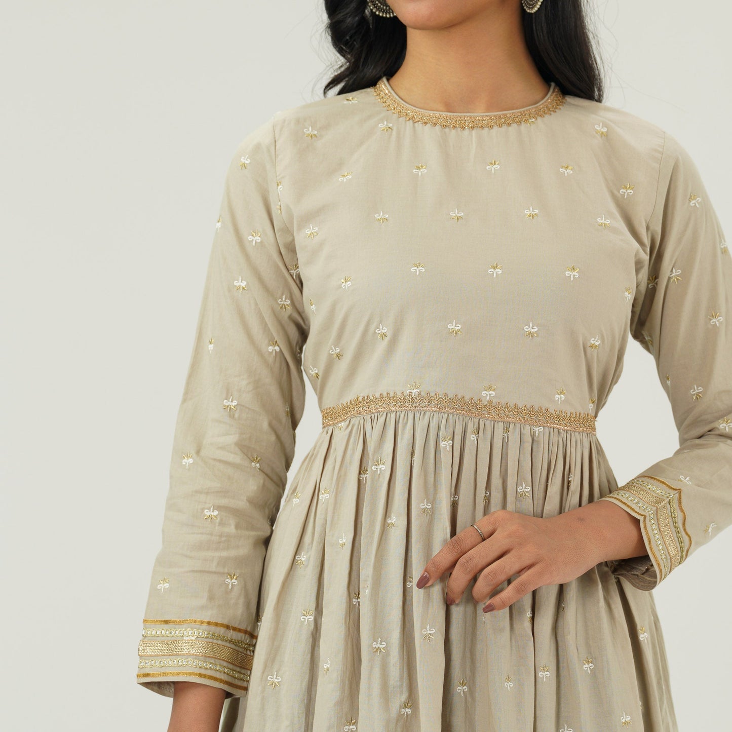 Womens Grey Kurti