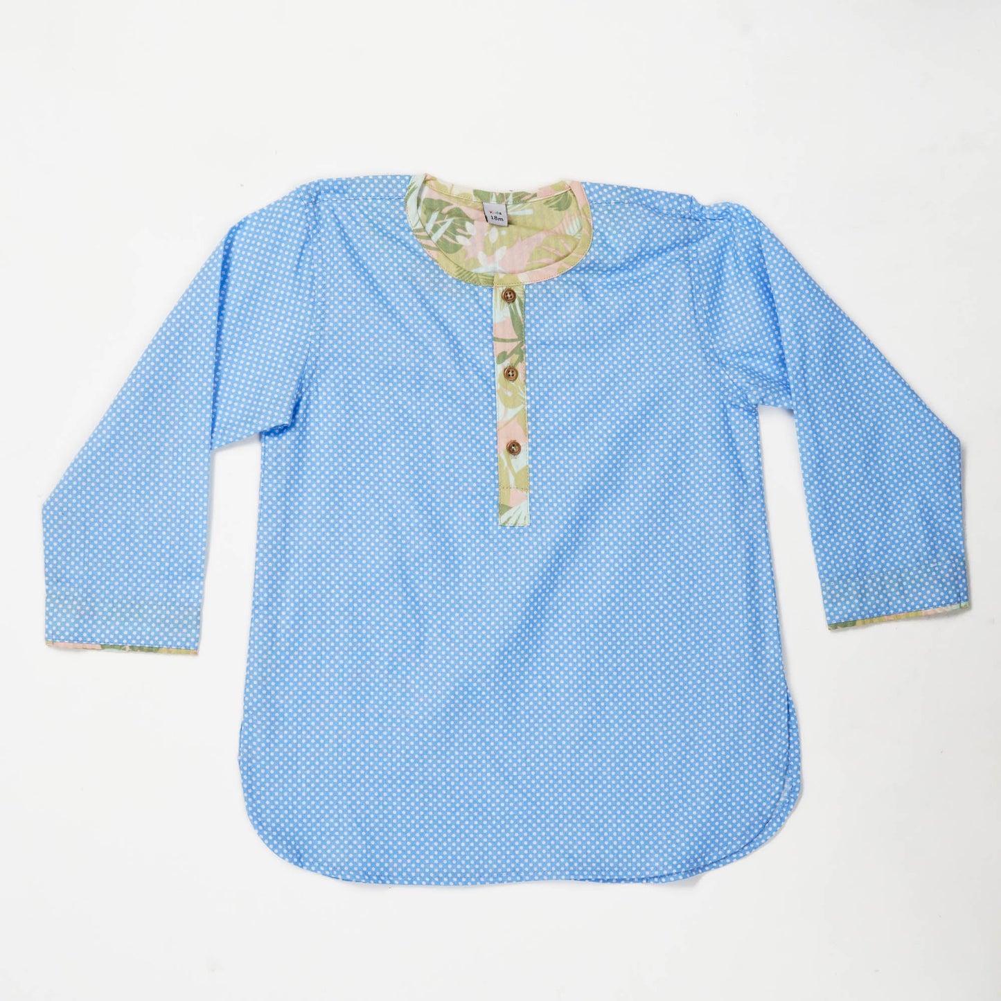 New Born Blue Panjabi Set
