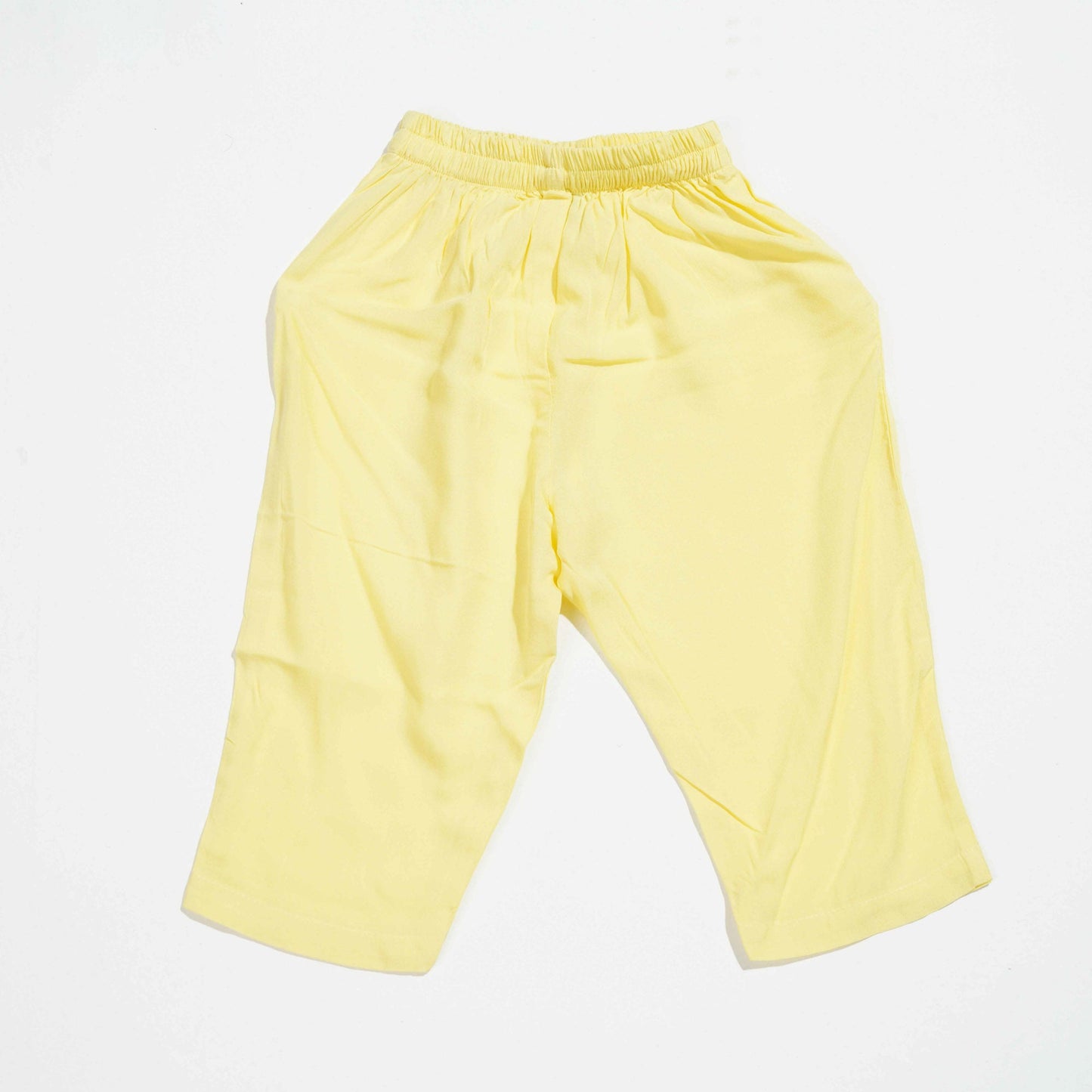 New born Boys Panjabi - White & Yellow