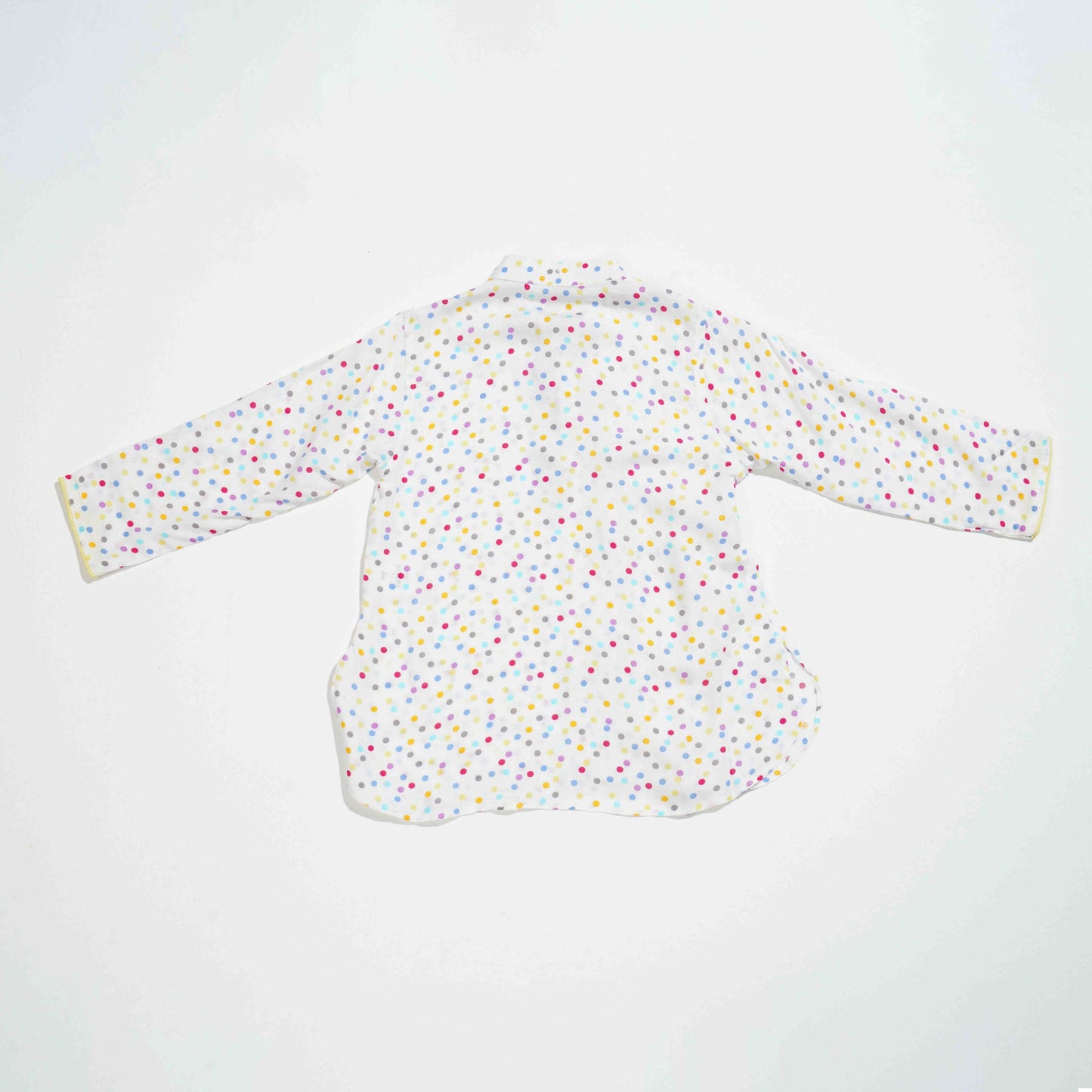 New born Boys Panjabi - White & Yellow
