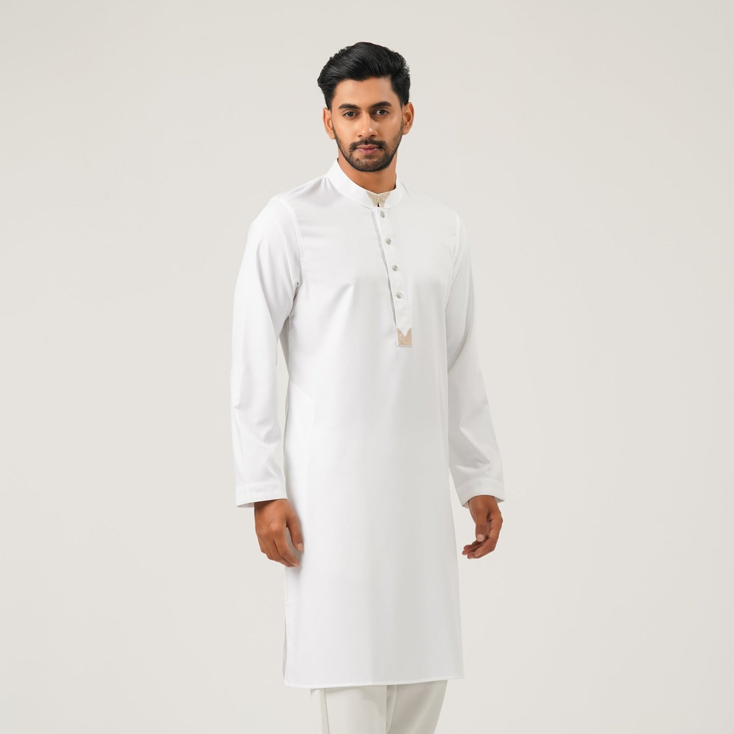 Mens White Panjabi