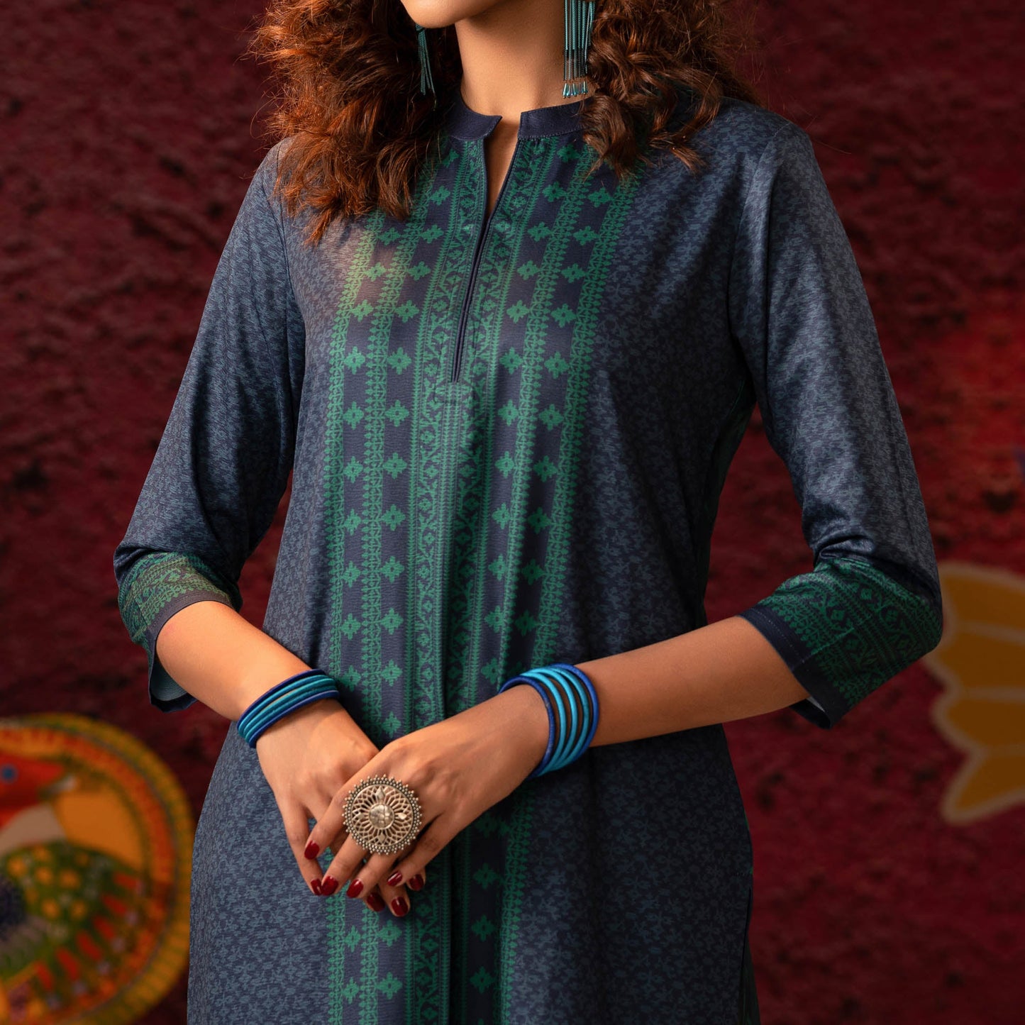 Womens Green Tunic