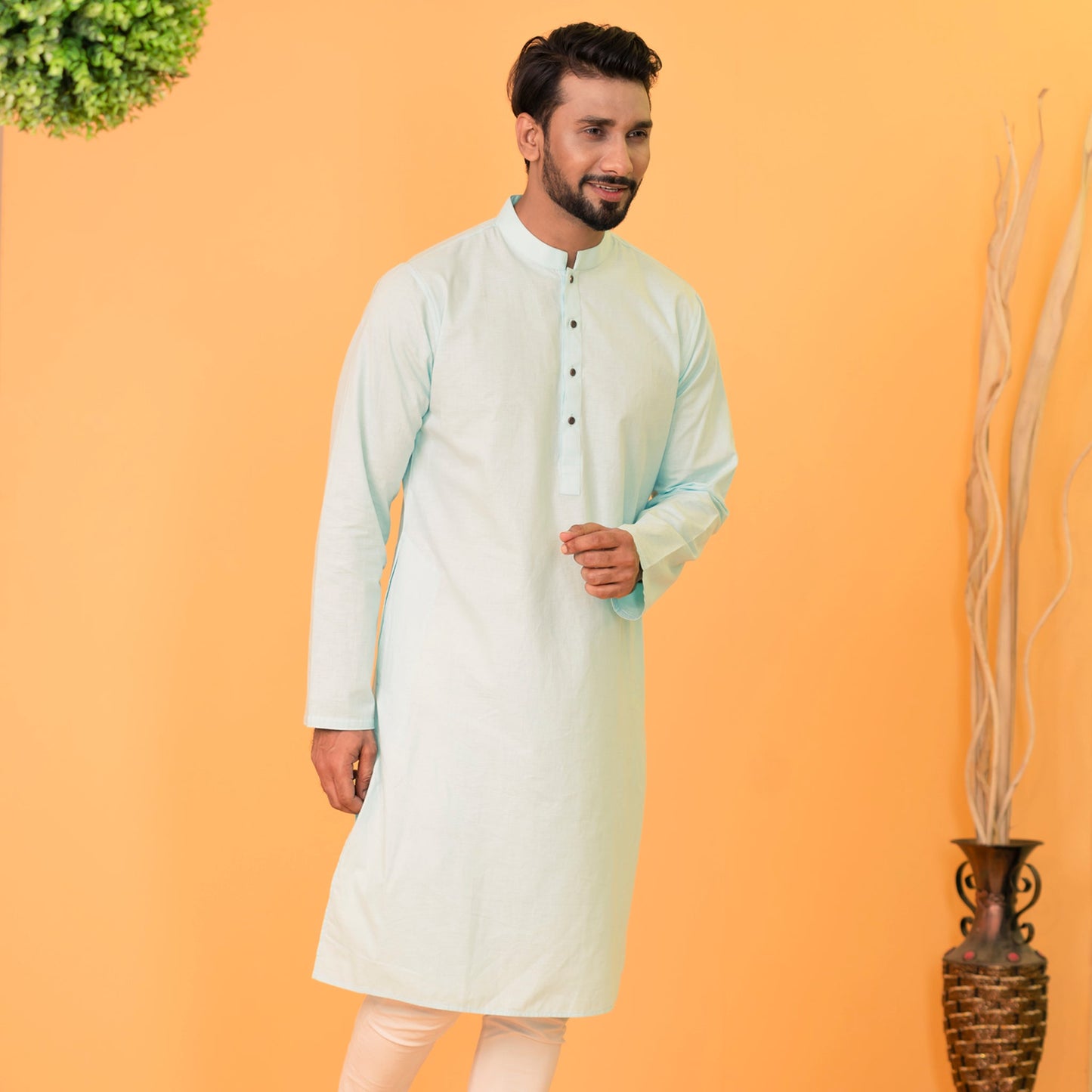 Mens Panjabi- Turquise