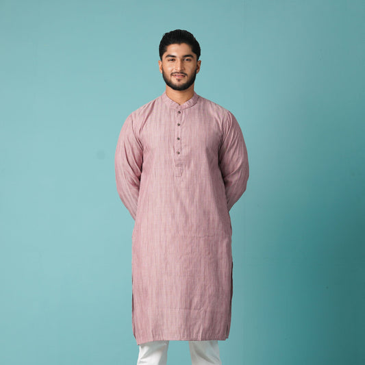 Mens Red Basic Panjabi