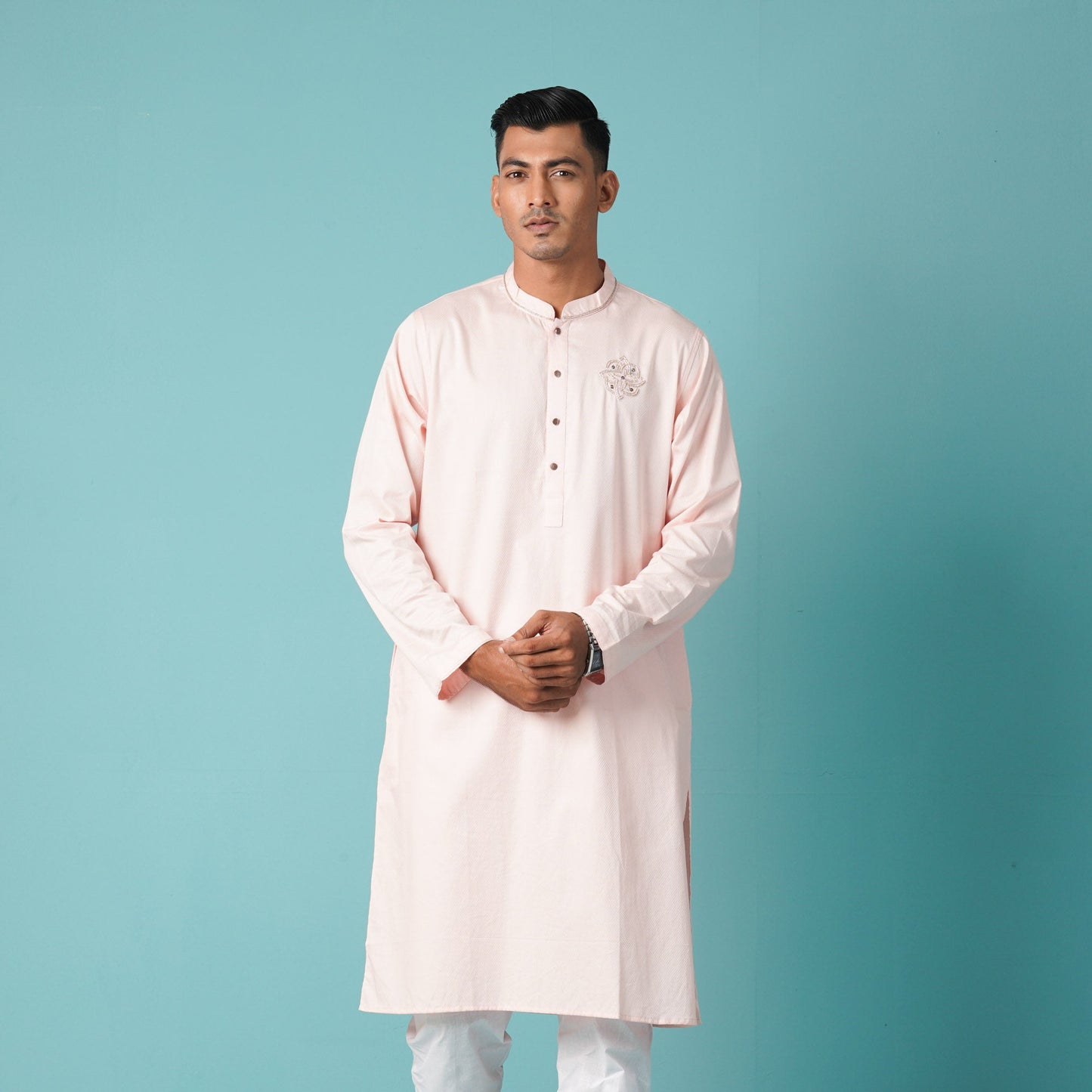 Mens Panjabi-Pink
