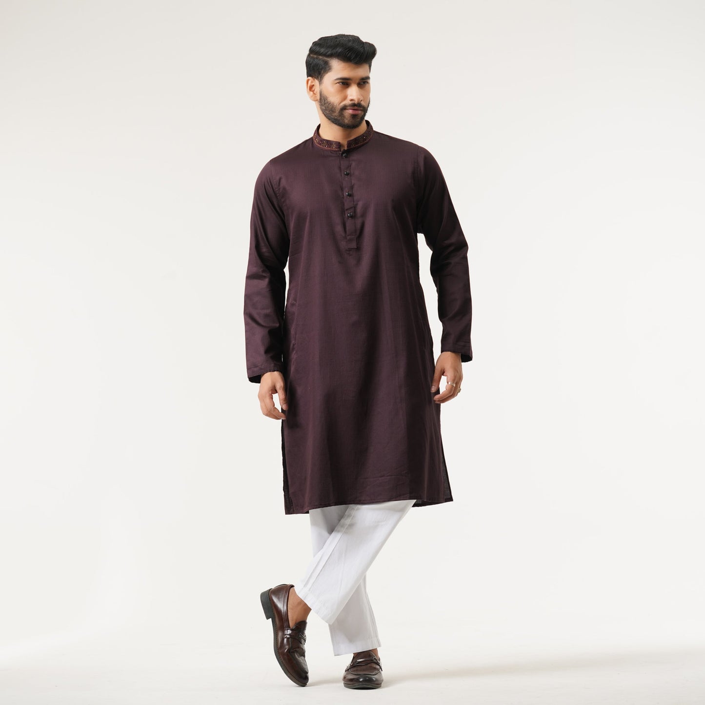 Mens Coffee Karchupi Panjabi