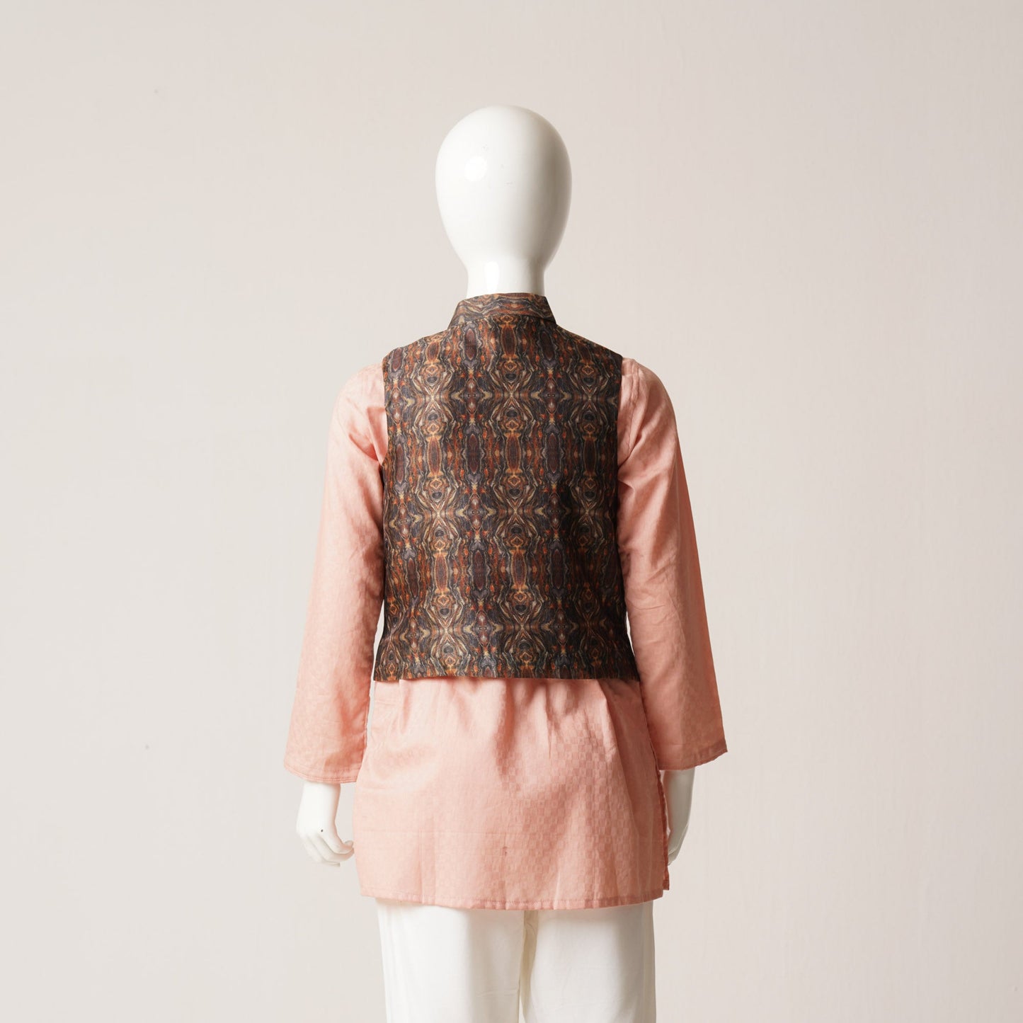 BOYS VEST-YELLOW WOOD
