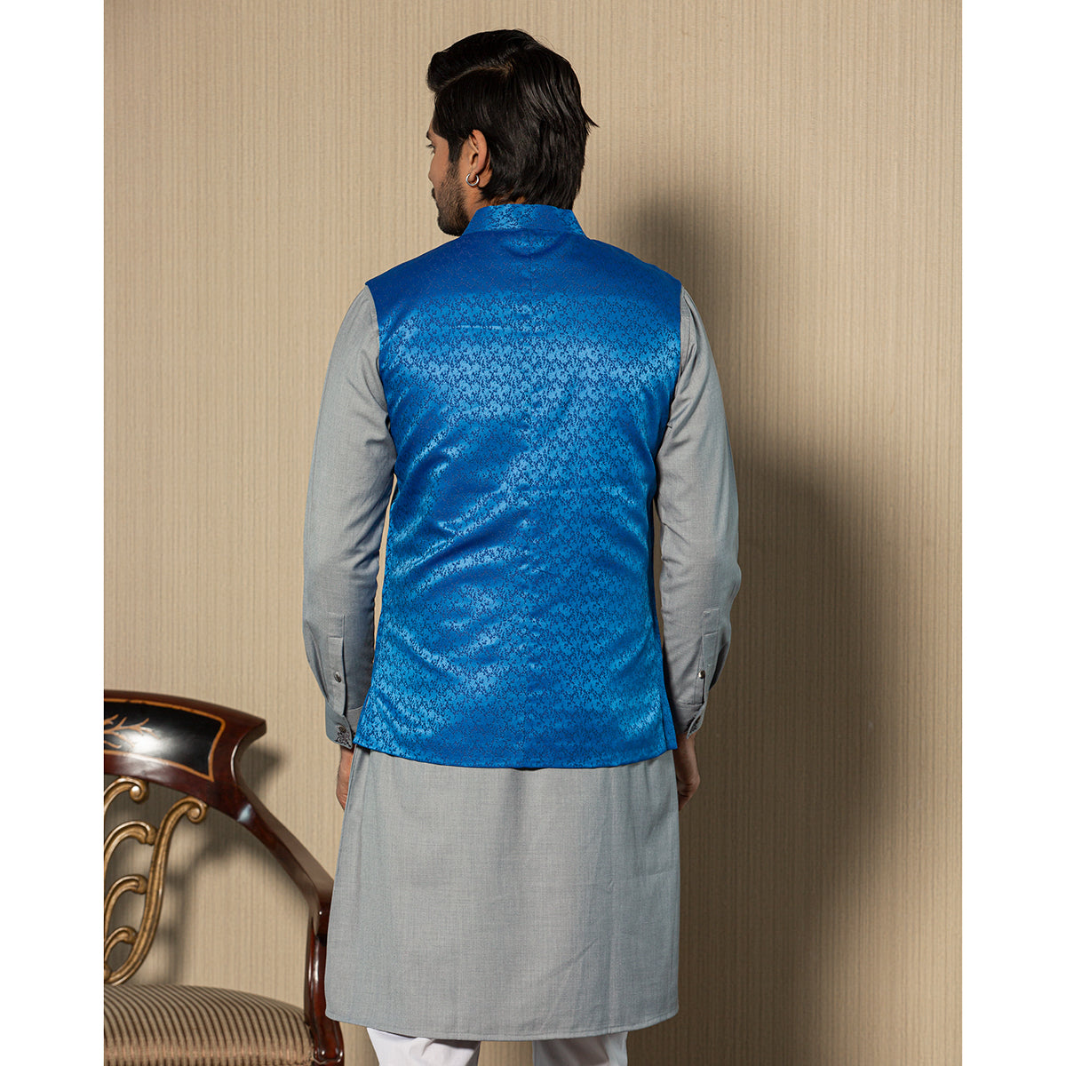 Mens Blue Vest