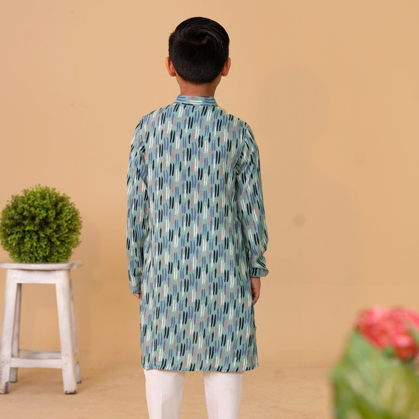 Boys Panjabi-Light Green