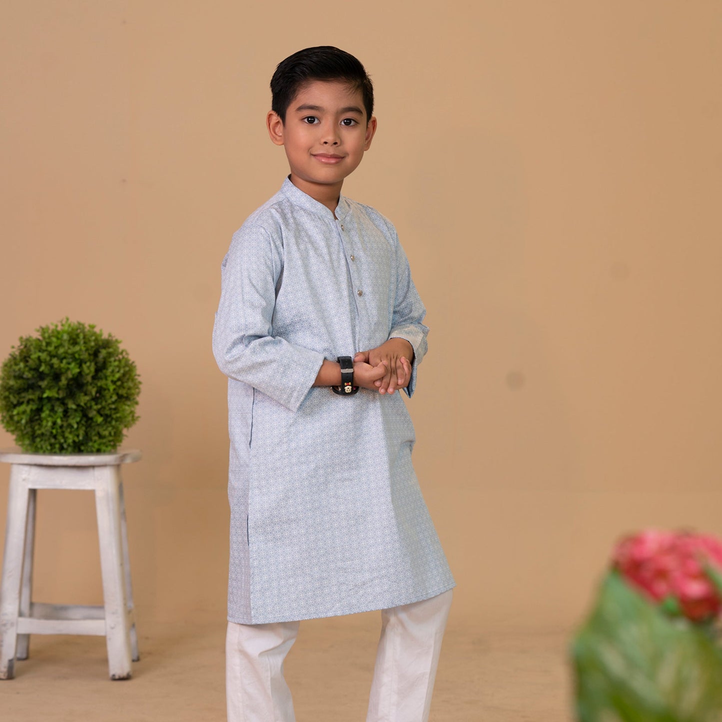 Boys Panjabi- Light Sky Blue
