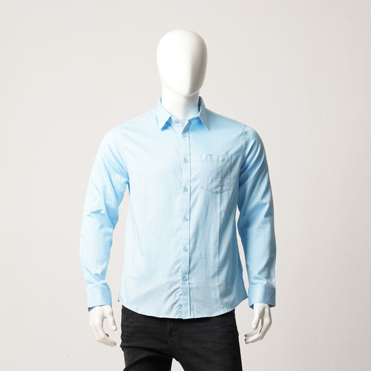 Mens Formal Turkish Blue Shirt