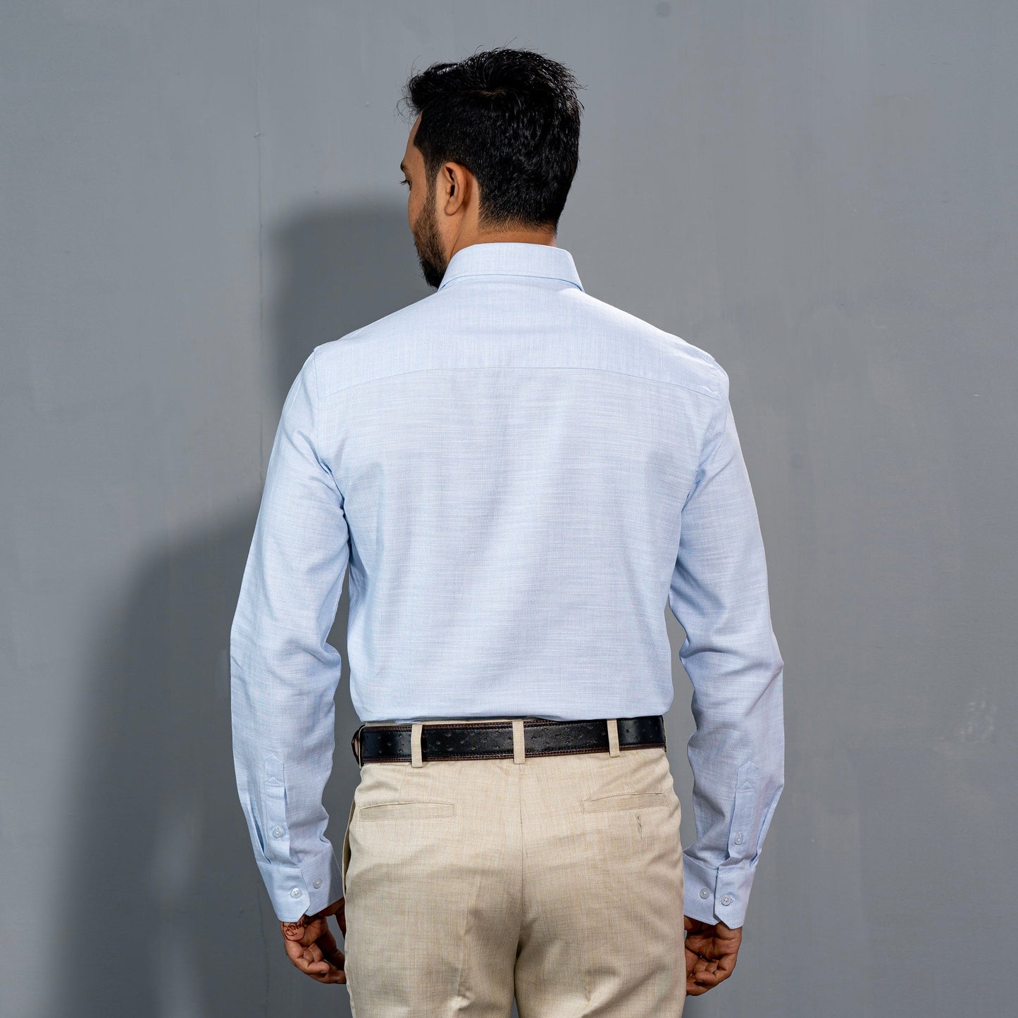 Mens Blue Formal Shirt