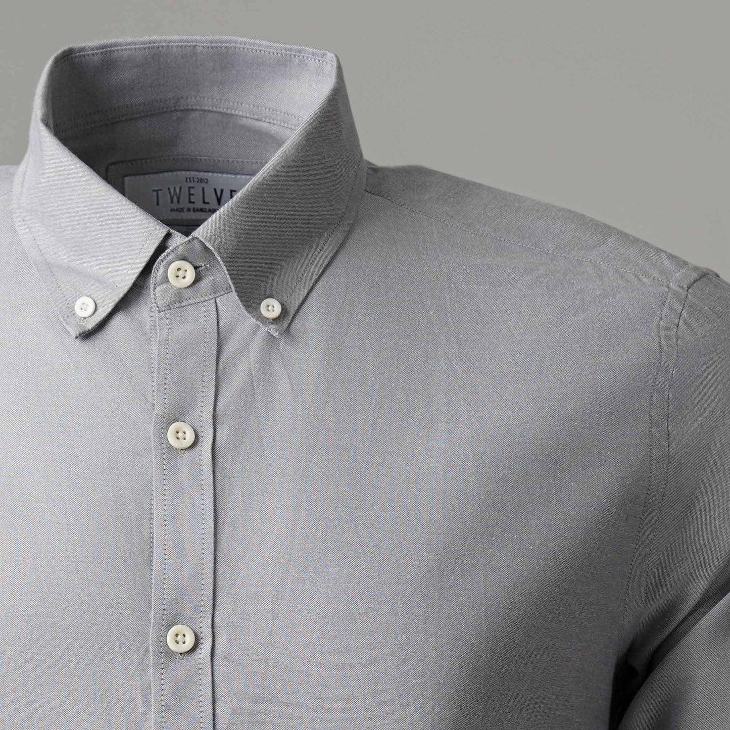 Mens Light Grey Formal Shirt