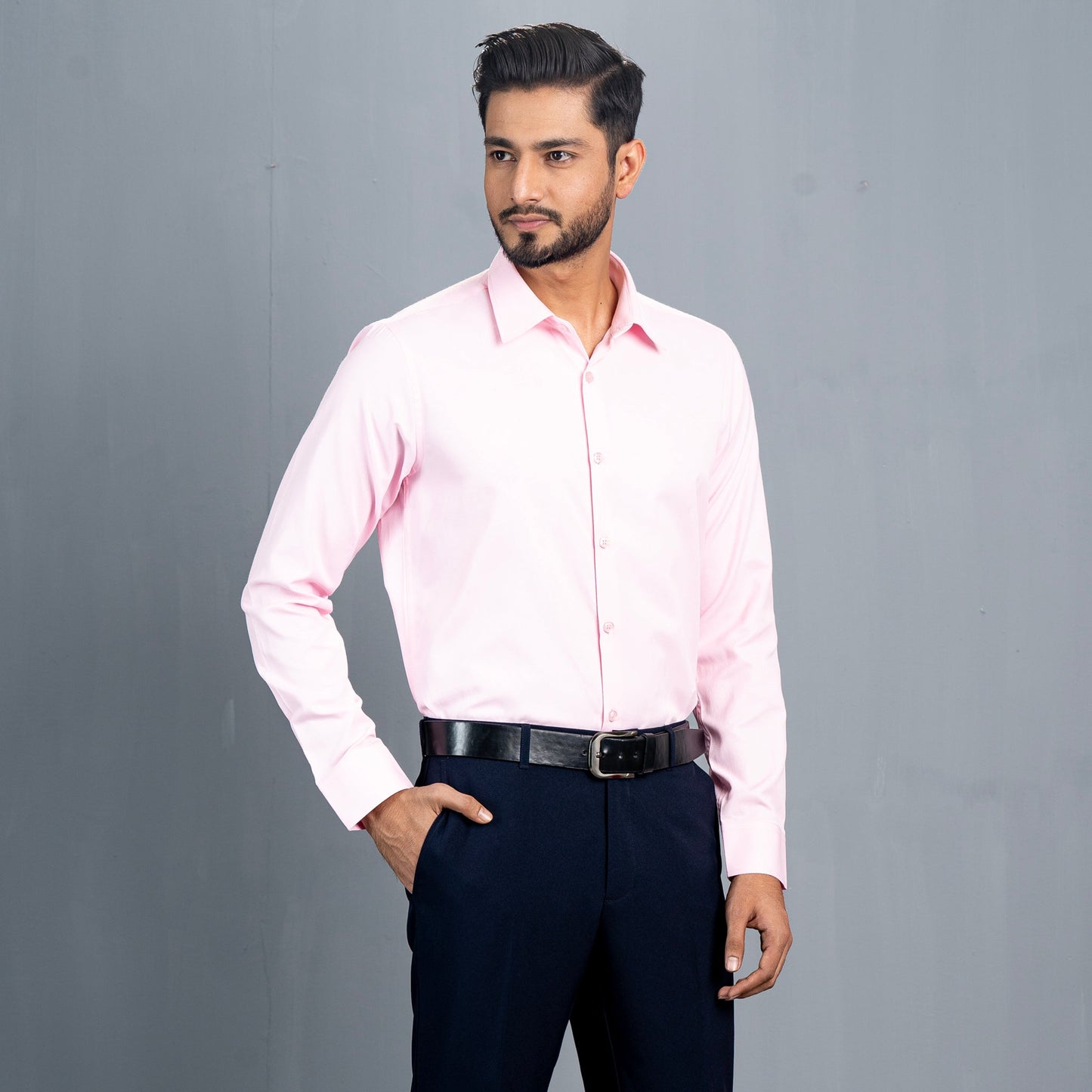 Men's Pink Formal Shirt