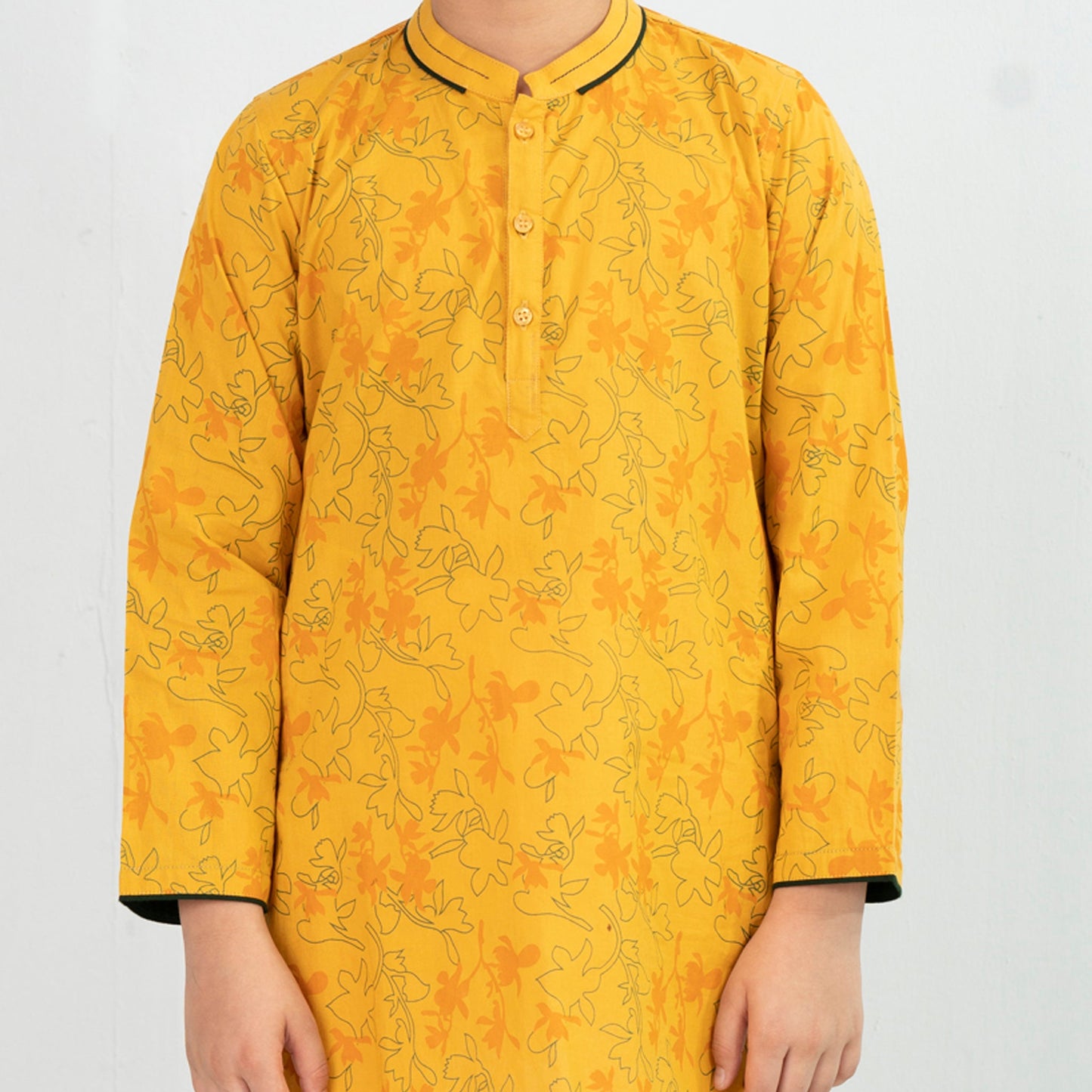 Boys Panjabi- Mustard
