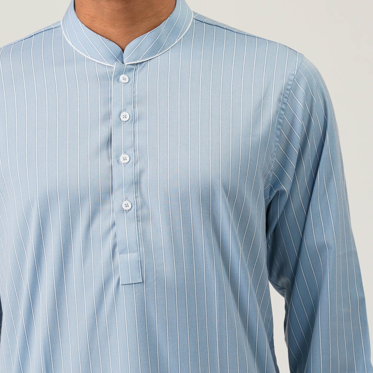Mens Sky Blue Two Piece Set
