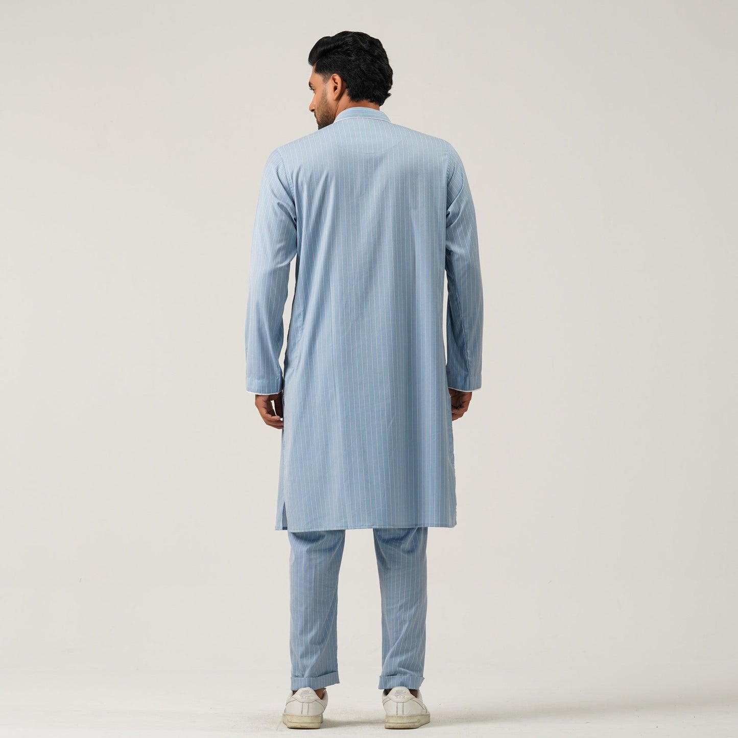 Mens Sky Blue Two Piece Set