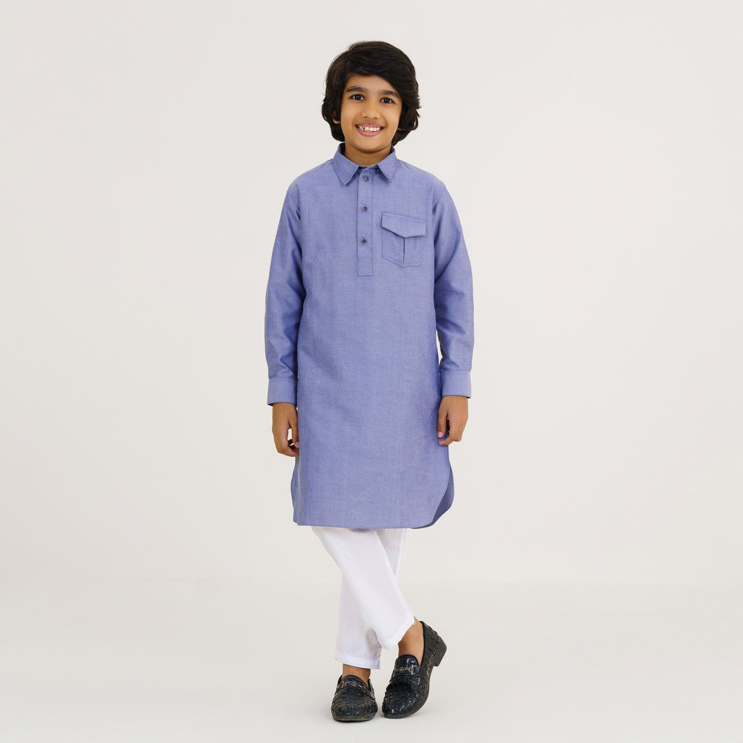 Boy's Denim Panjabi