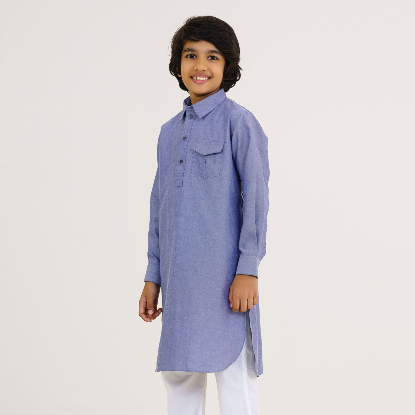 Boy's Denim Panjabi