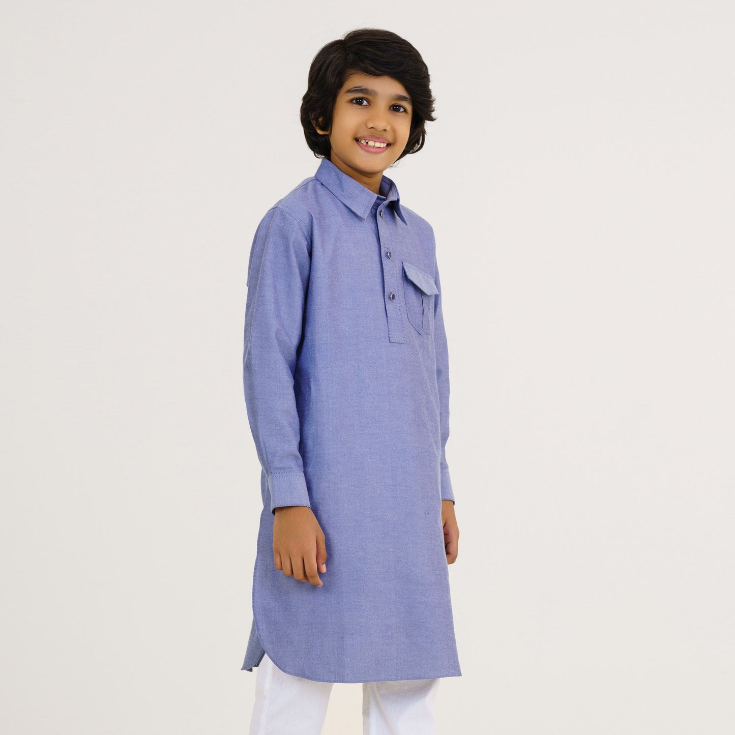 Boy's Denim Panjabi