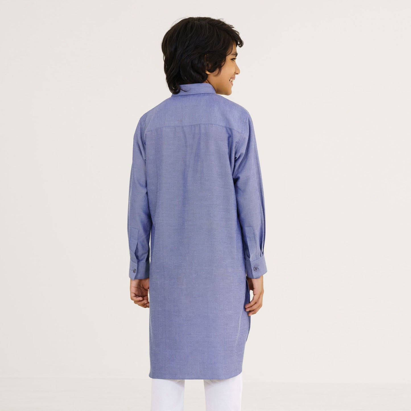 Boy's Denim Panjabi