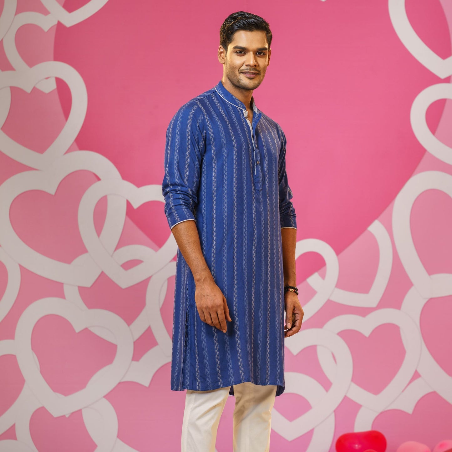 Men's Blue Panjabi