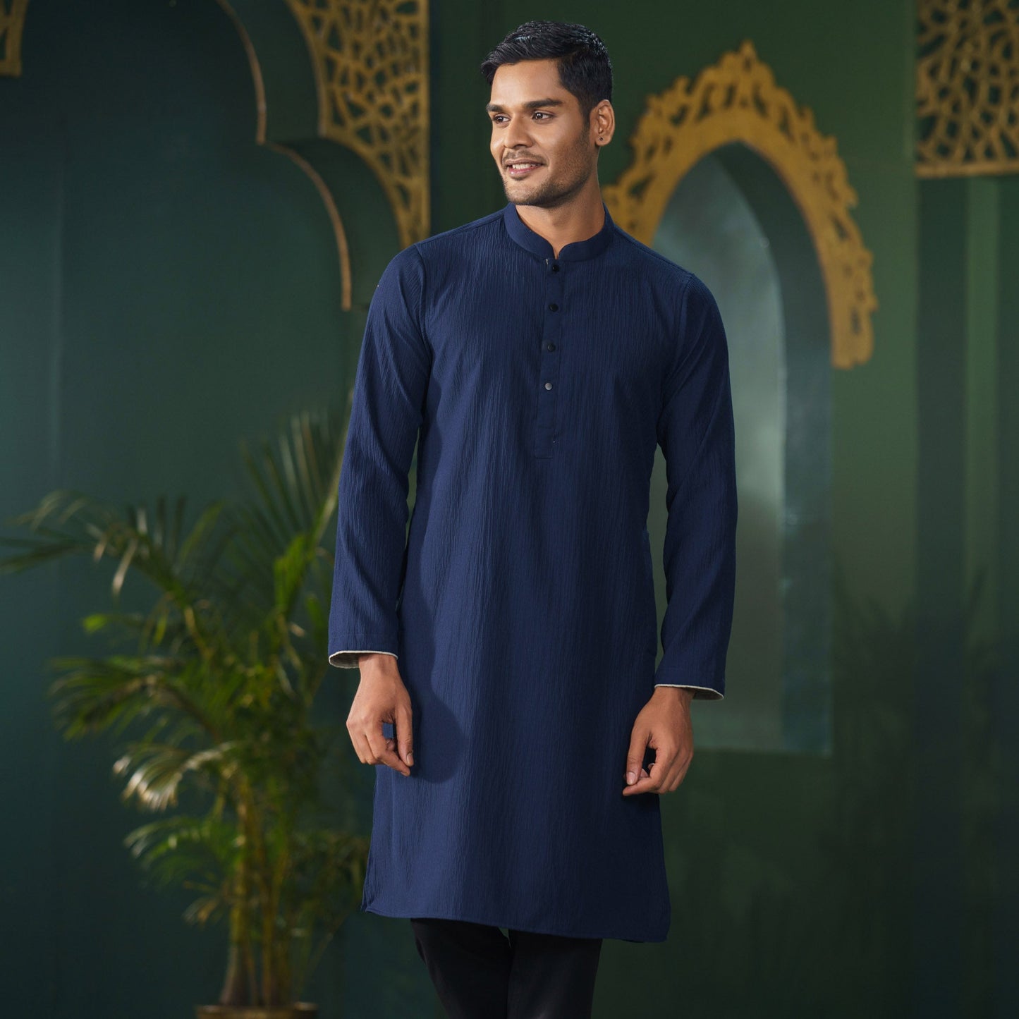 Men’s Navy Basic Panjabi