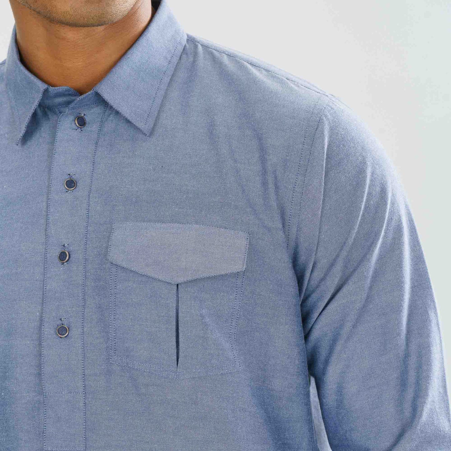 Mens Denim Panjabi