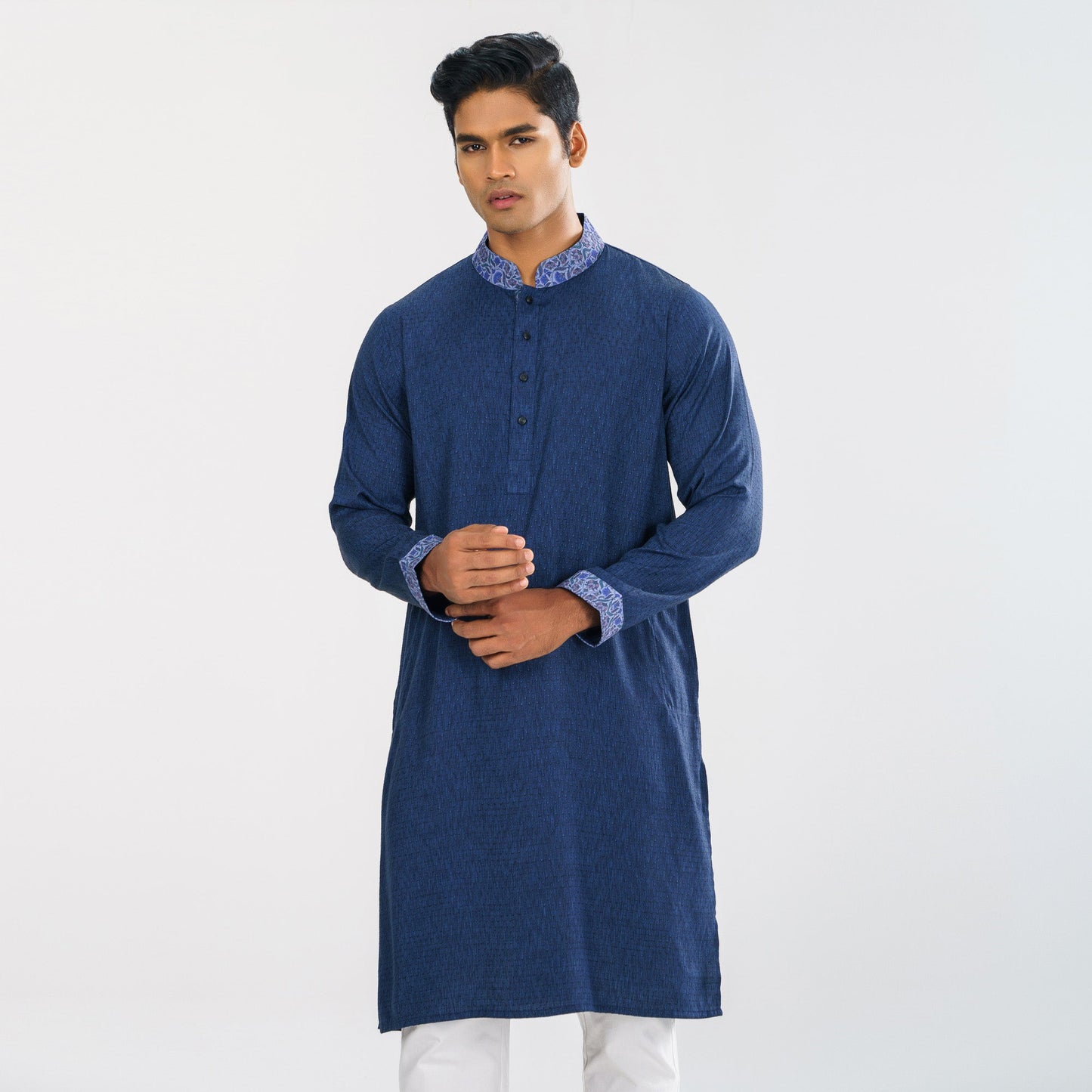 Men's Navy Basic Panjabi