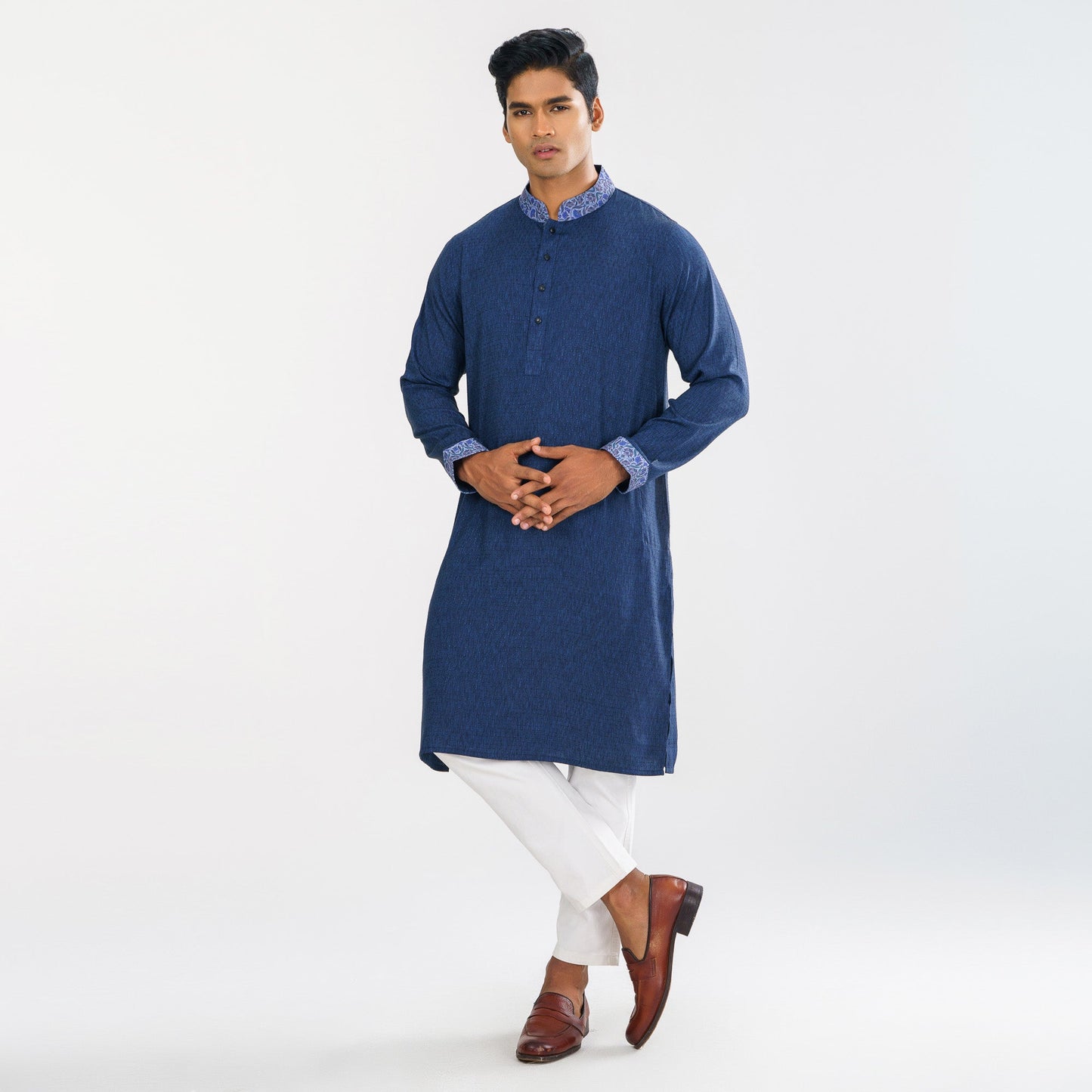 Men's Navy Basic Panjabi