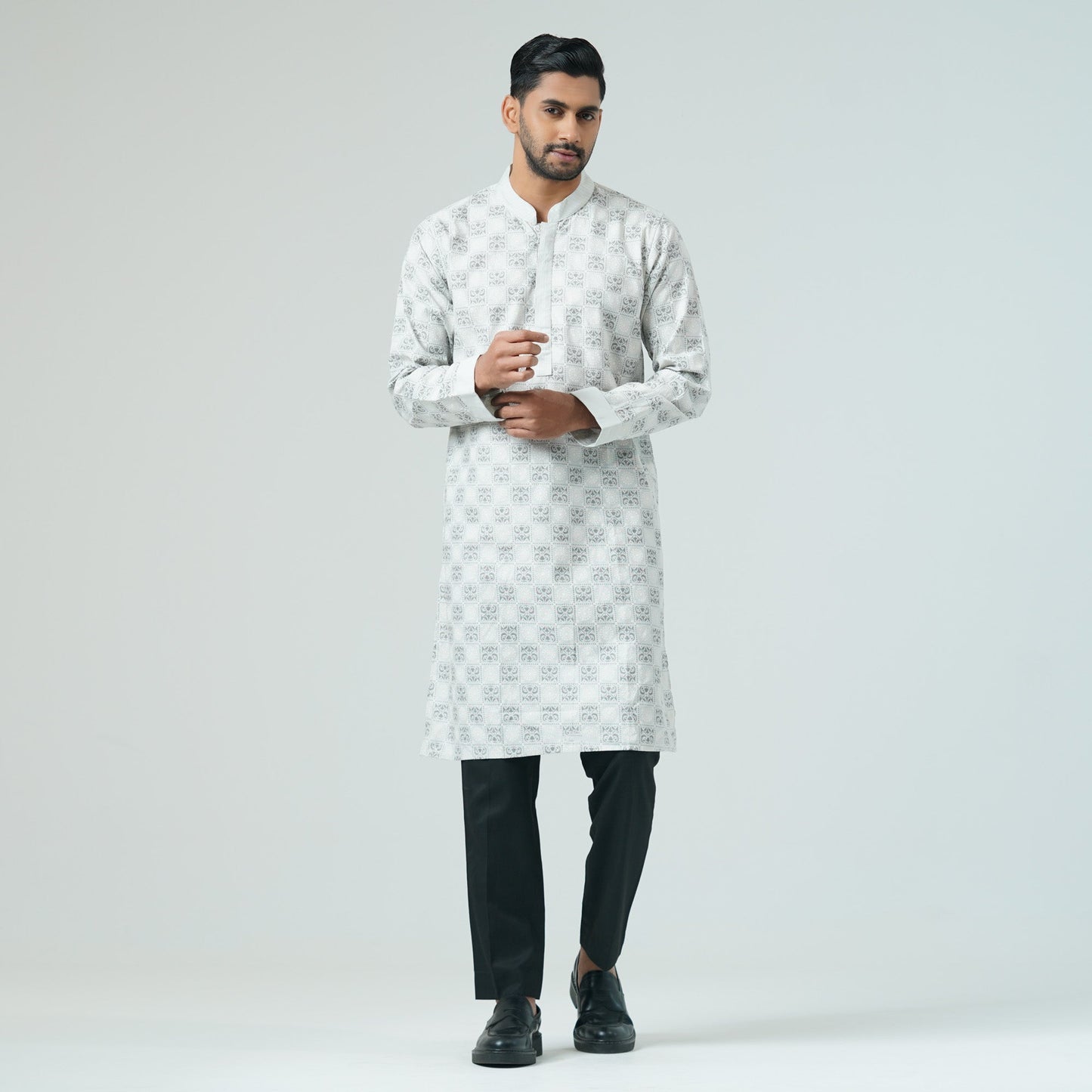 Mens Basic Mint Panjabi