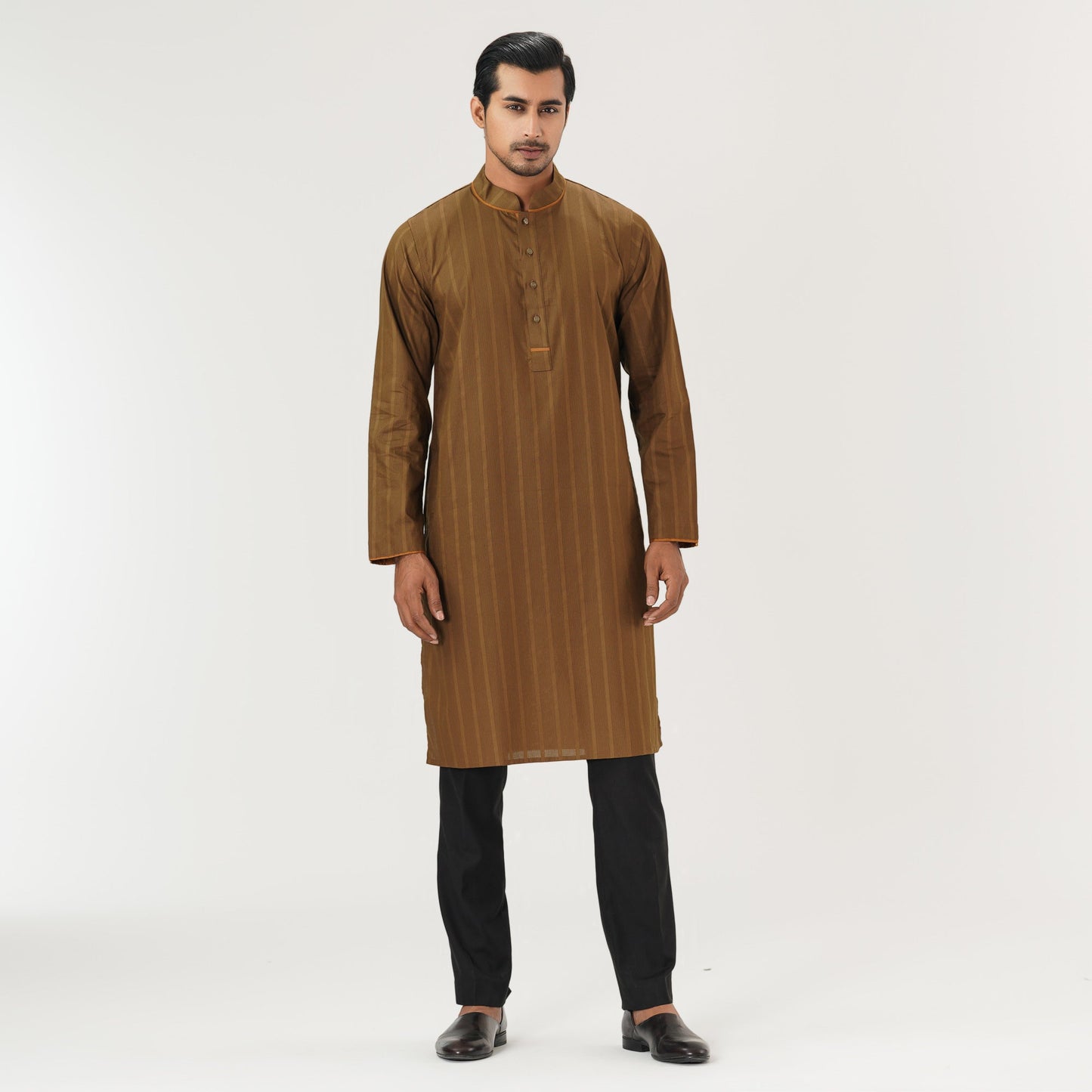 Mens Brown Panjabi