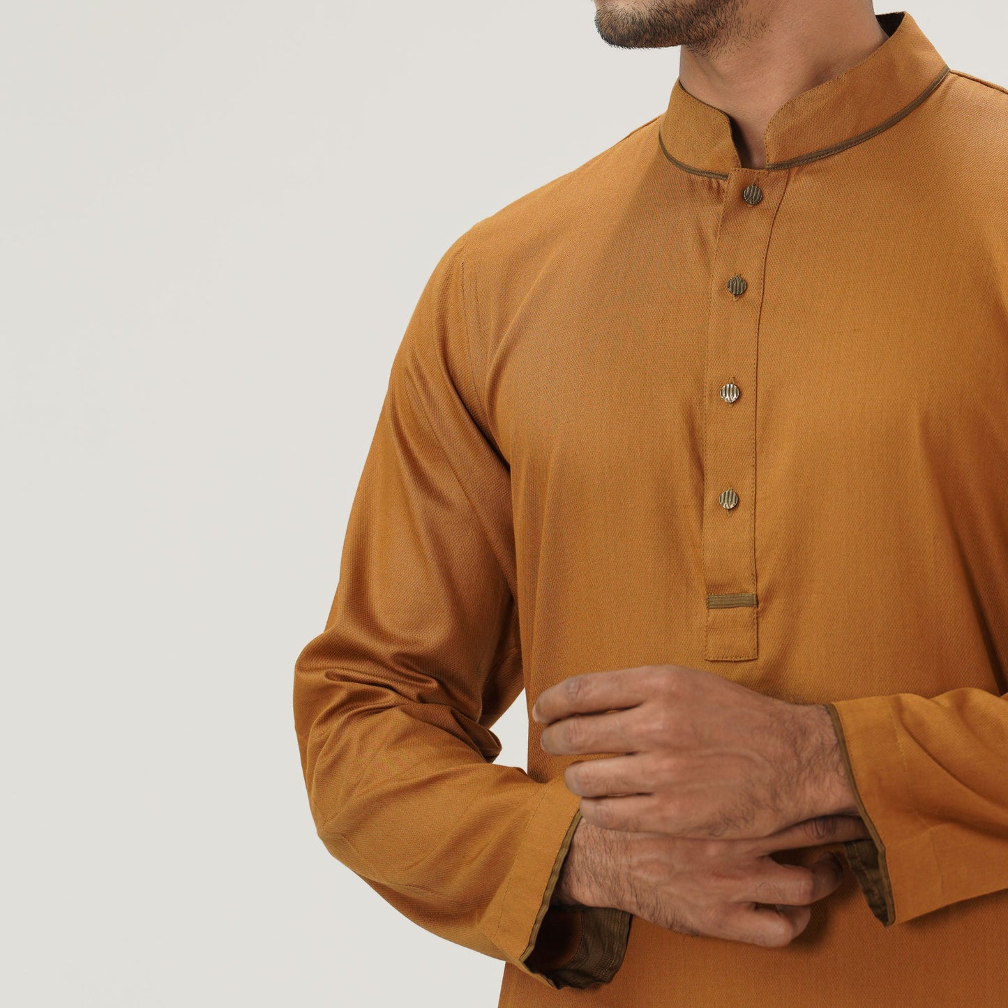 Mens Brown Panjabi