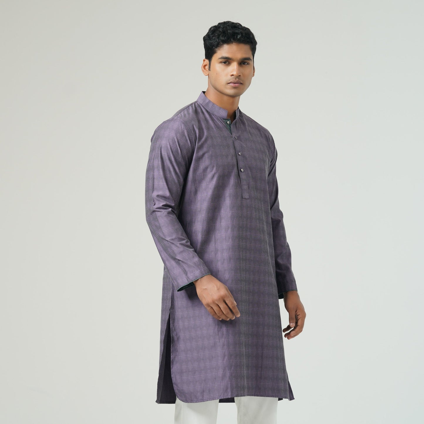 Mens Violet Panjabi