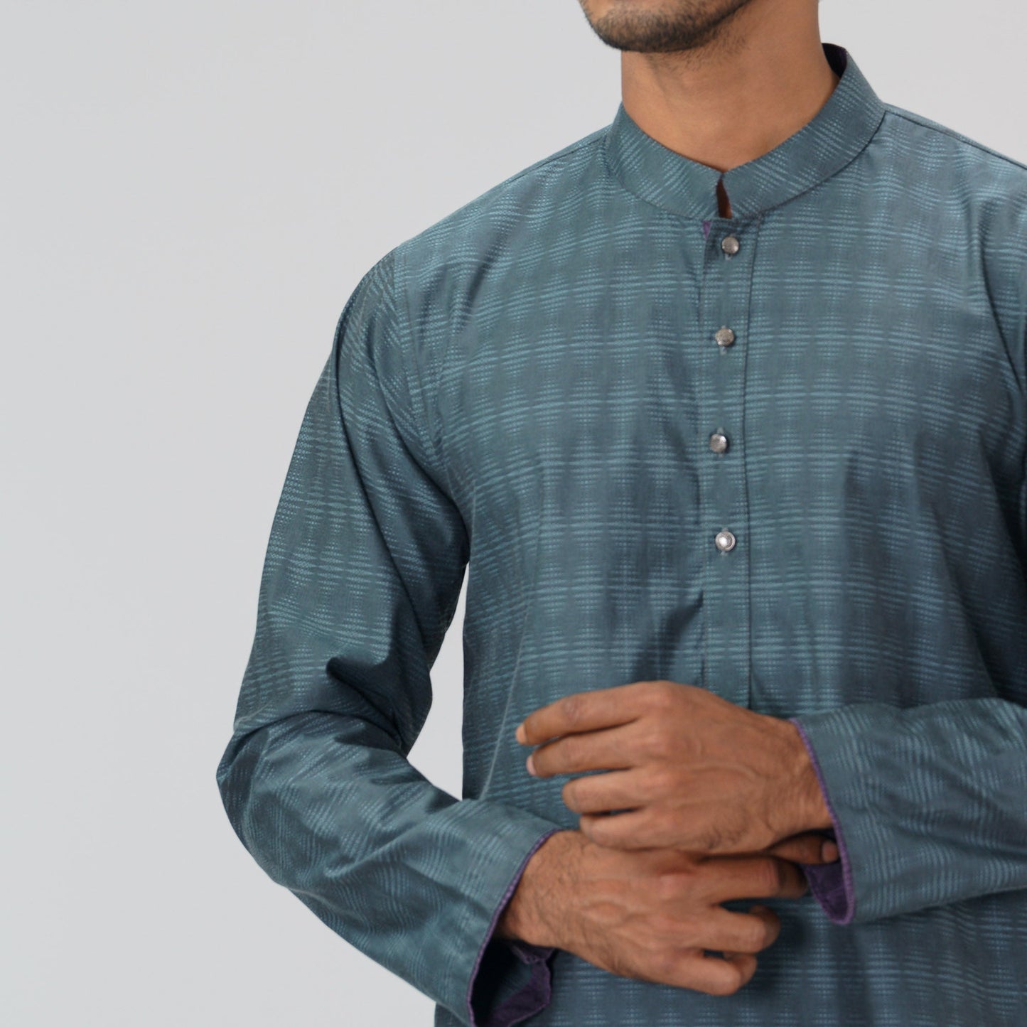 Mens Dark Teal Panjabi