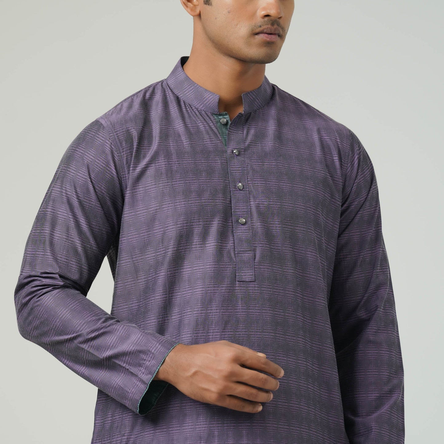 Mens Violet Panjabi