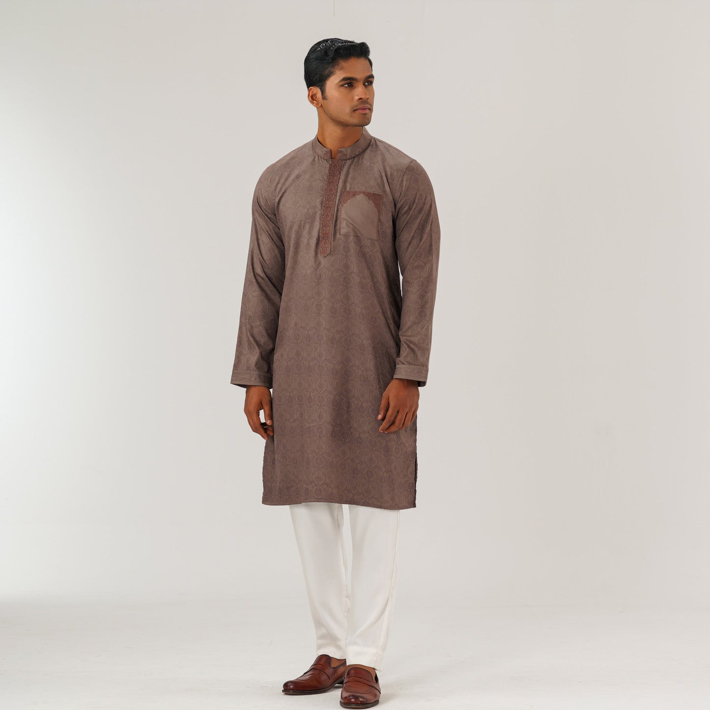 Mens Premium Chocolate Panjabi