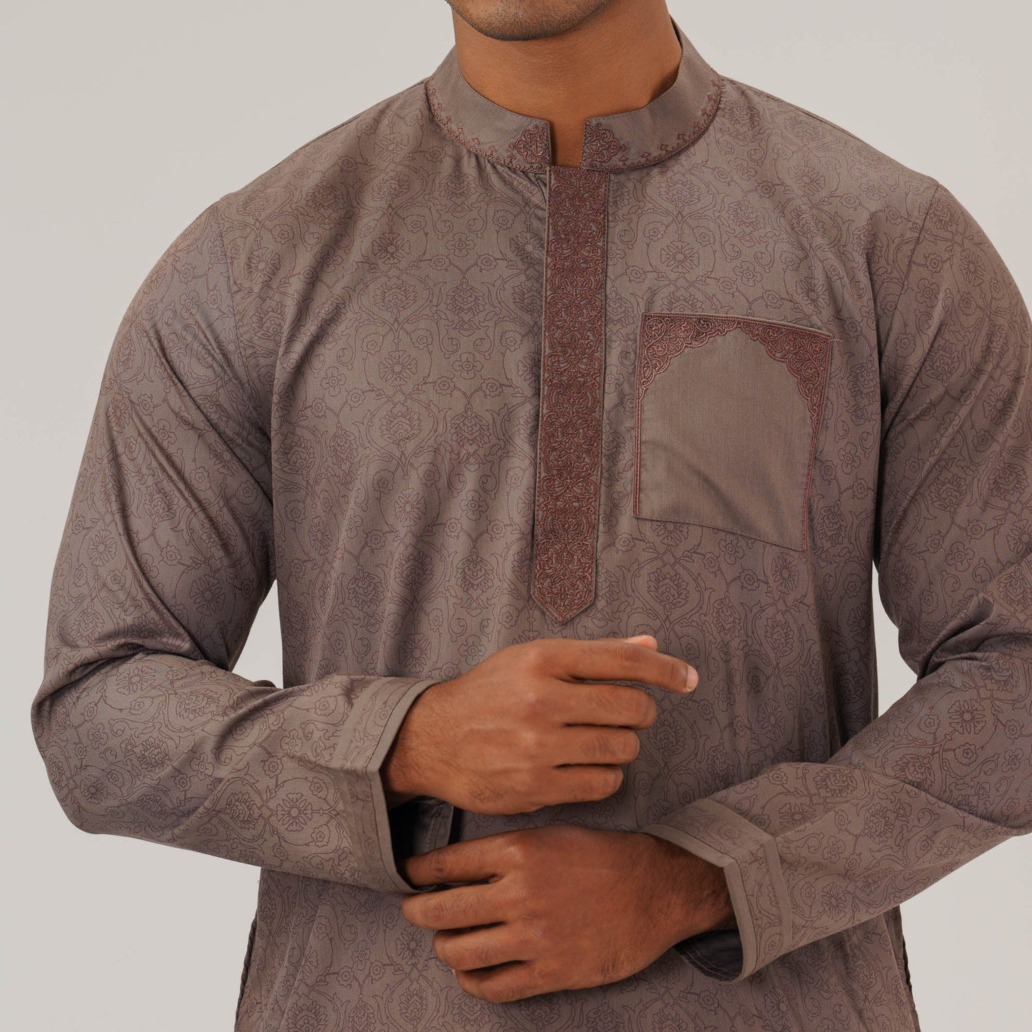 Mens Premium Chocolate Panjabi