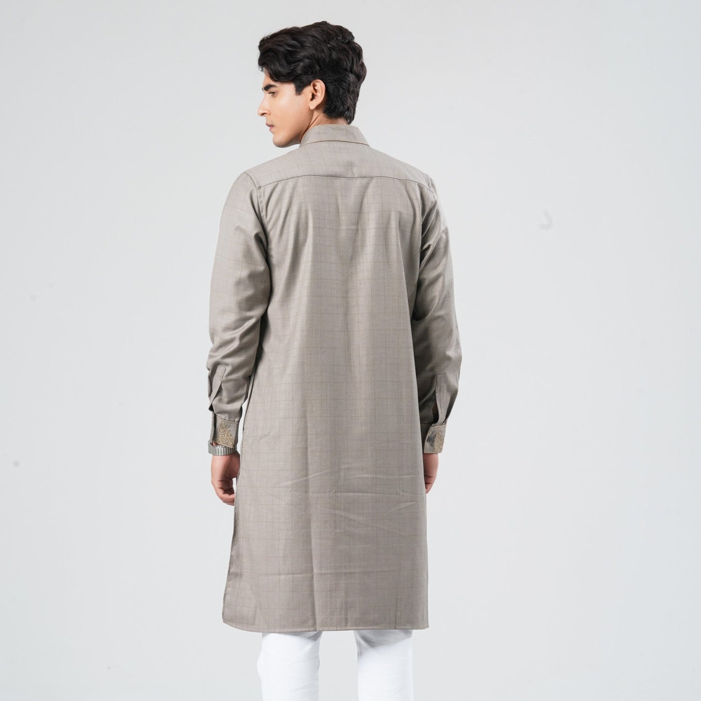 Men Blended Suiting Panjabi