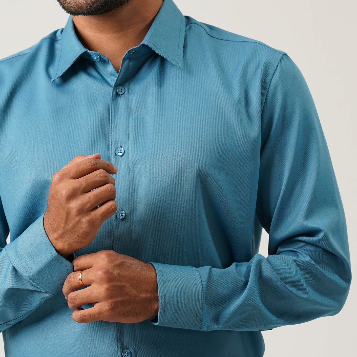 Mens Tropical Teal Shirt