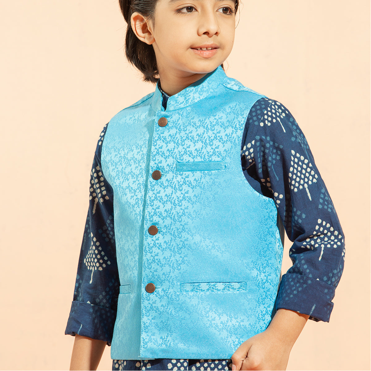 Boys Vest- Sky Blue
