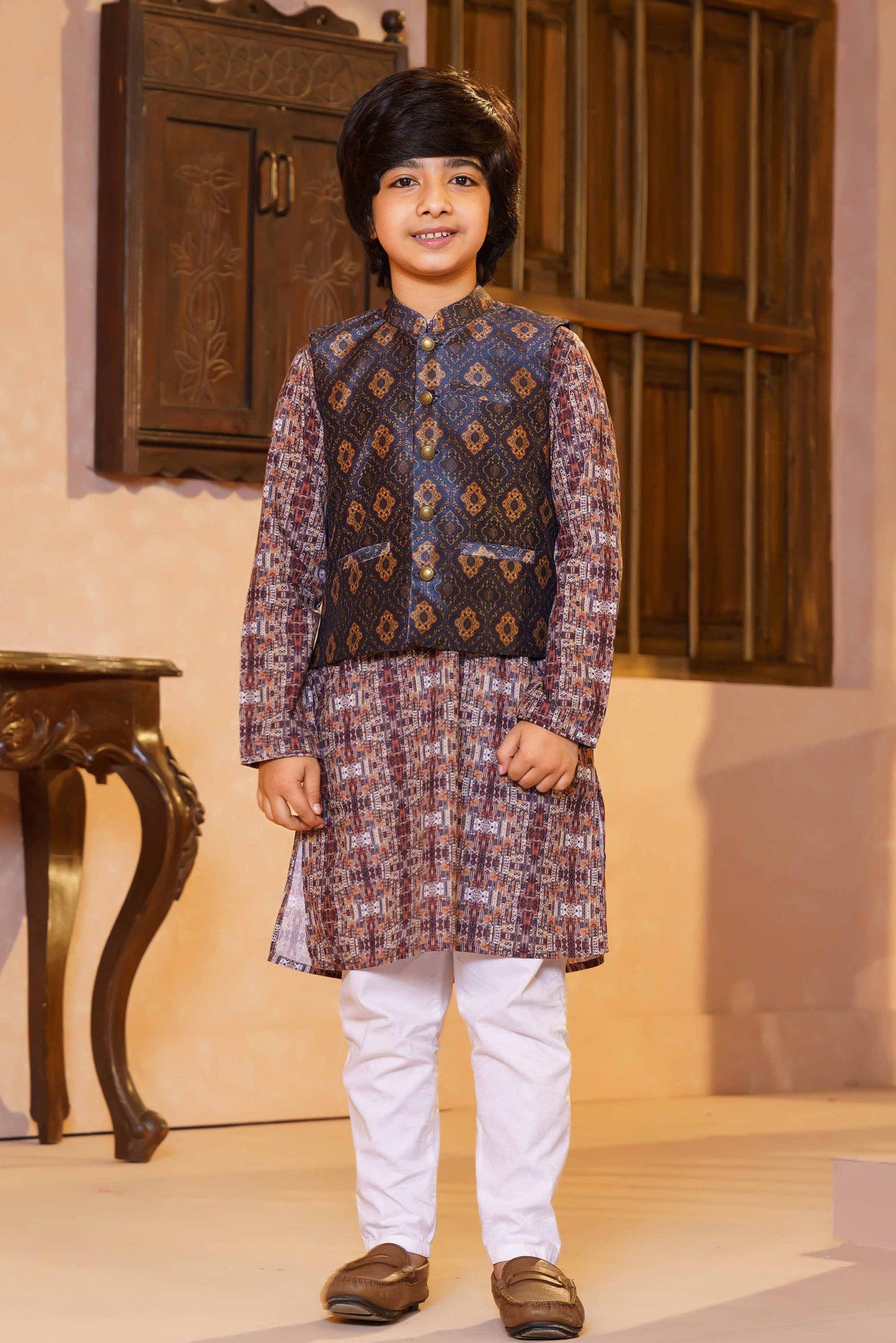 BOYS VEST- MULTI COLOR